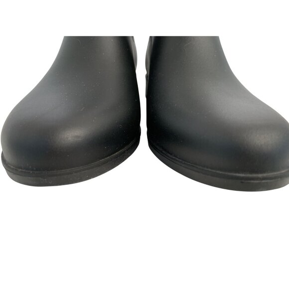 Sam Edelman Womens Tinsley Black Chelsea Rain Boots 7M 8970 EUC - Picture 7 of 8
